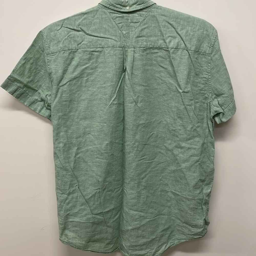 Green like new regular fit‎ button down Tommy Hilfiger size XXL - Picture 4 of 4